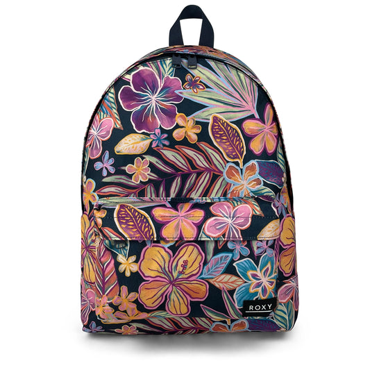 Sugar Baby Printed Backpack-Backpack-Roxy-Mood Indigotrue Paradise BSP6-SchoolBagsAndStuff