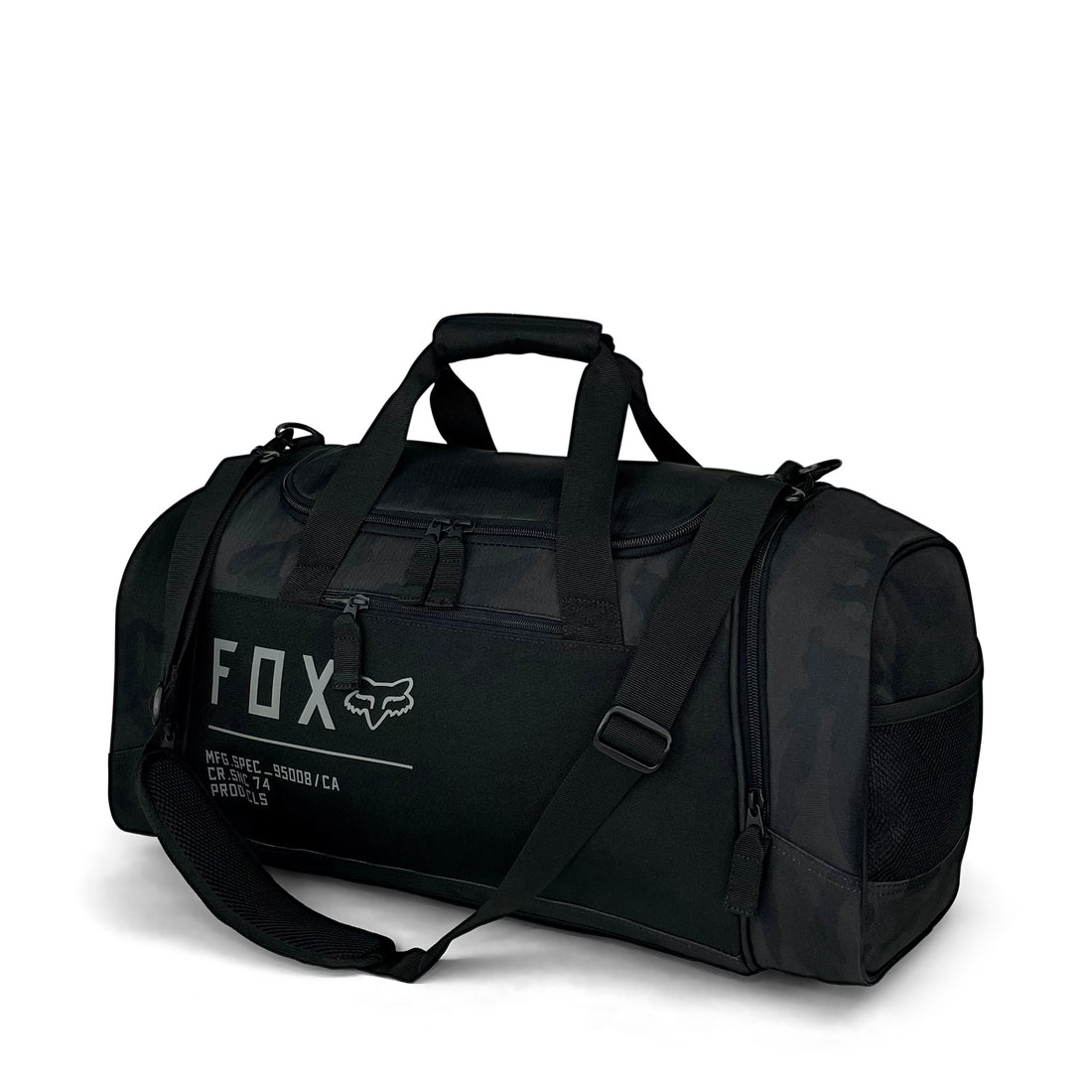 180 Duffle Gear Bag-Duffle Bags-Fox Racing-Black Camo-SchoolBagsAndStuff