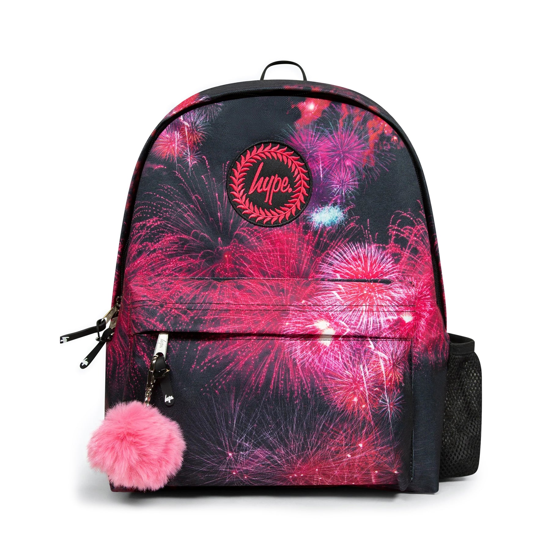 Black/Pink Fireworks Backpack 18L