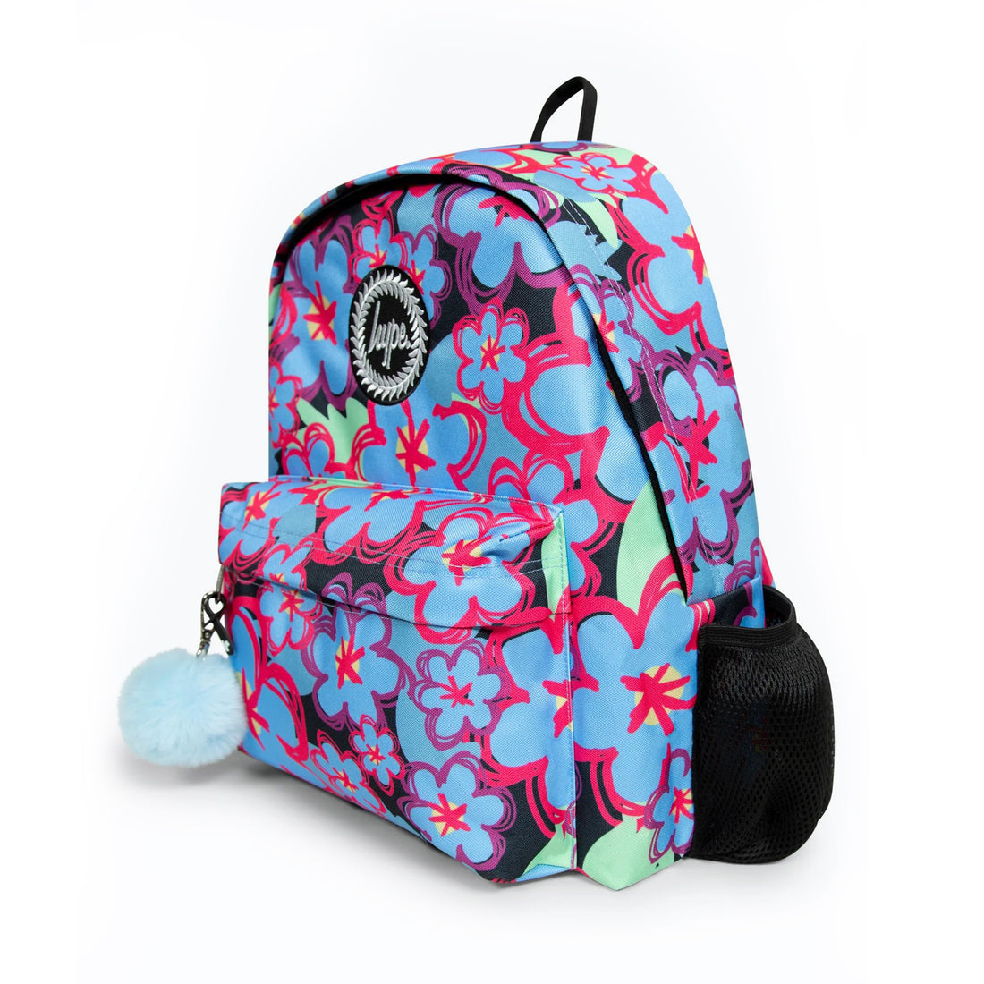 Multi Blue Flowers Backpack 18L