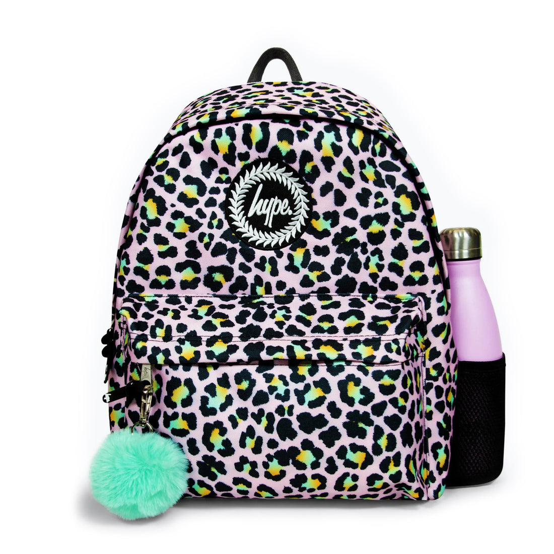 Pink Disco Leopard Backpack 18L