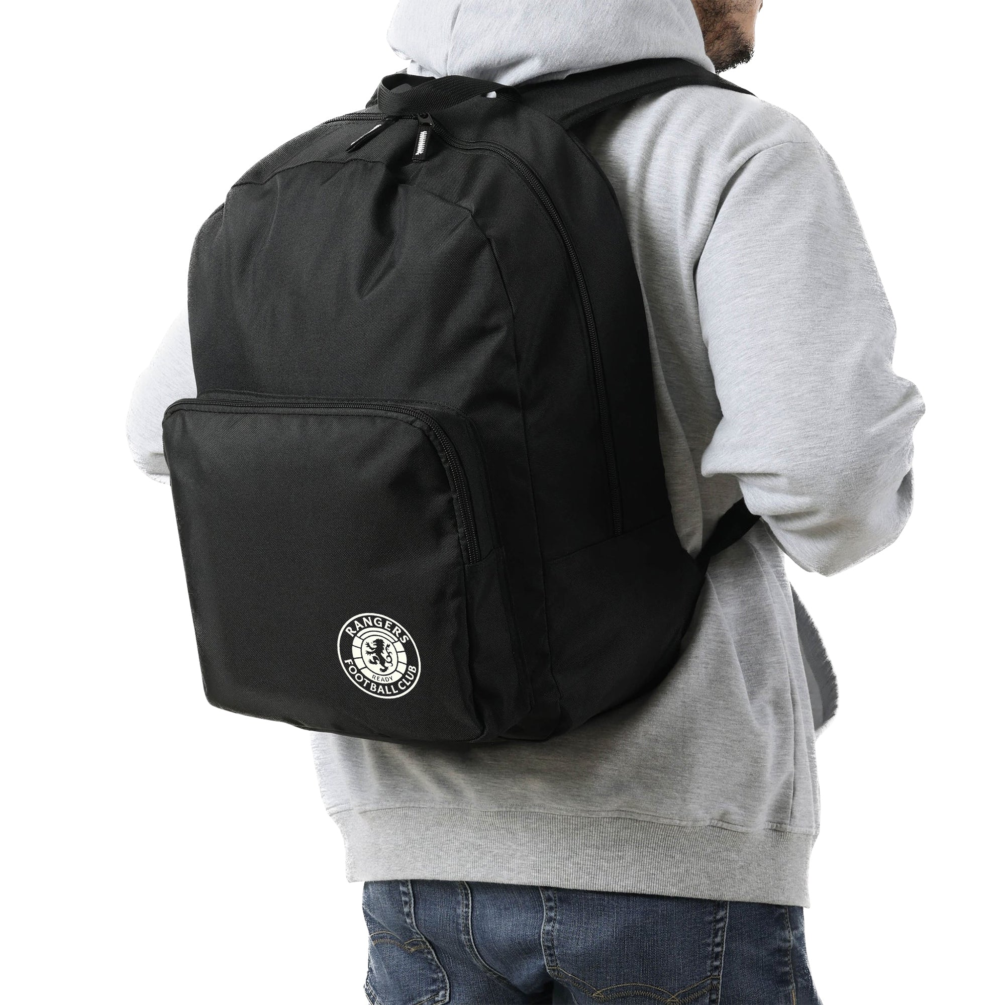Recycled Classic Football Backpack-Backpack-Football Backpacks-Rangers FC-SchoolBagsAndStuff