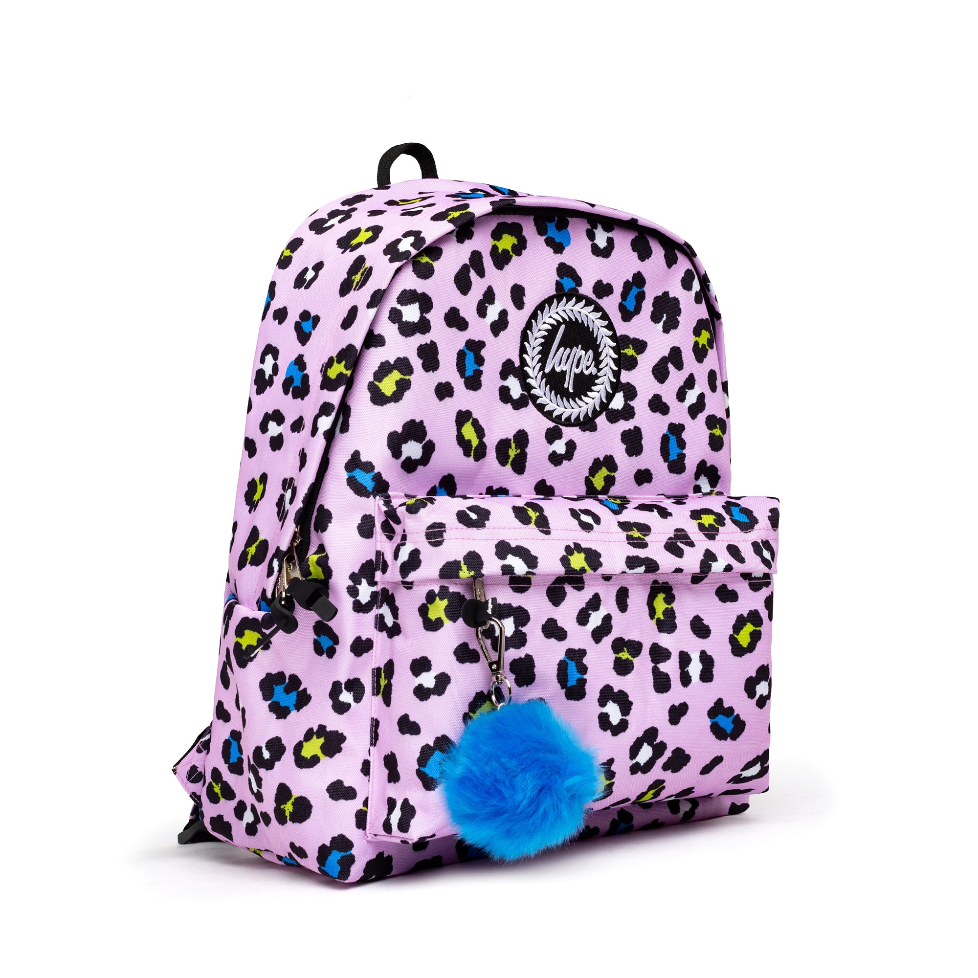 Lilac Leopard Backpack-Backpack-Hype-Lilac/Multi-SchoolBagsAndStuff