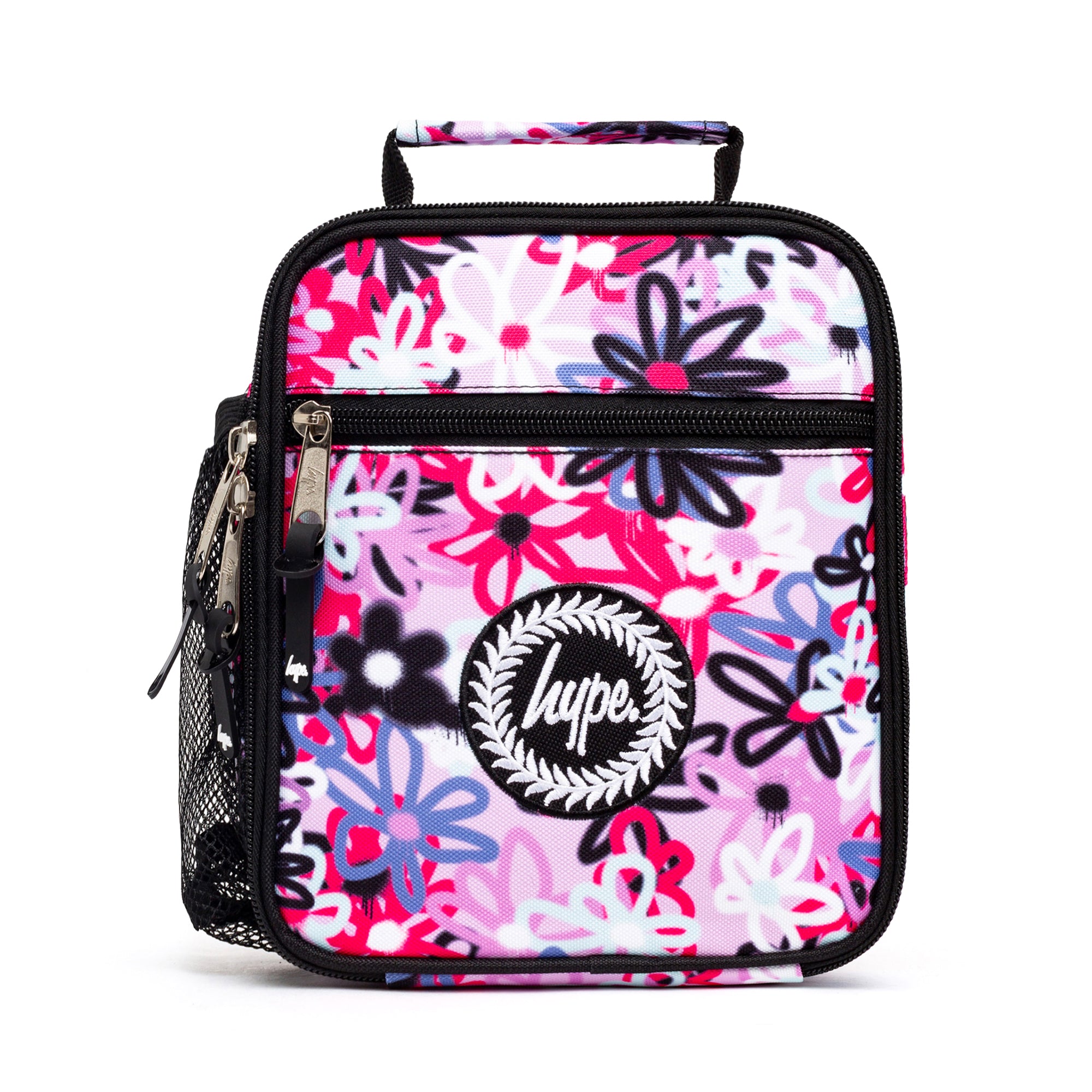 HYPE Graffiti Flowers Lunch Box Pink/Purple | HYPE Lunch Box