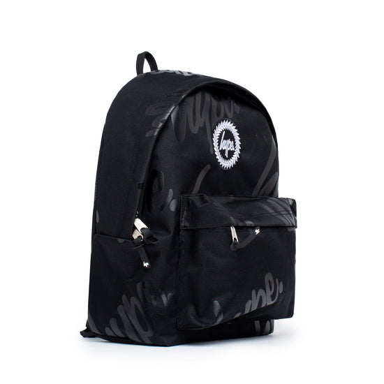 AOP Crest Backpack-Backpack-Hype-Black AOP-SchoolBagsAndStuff