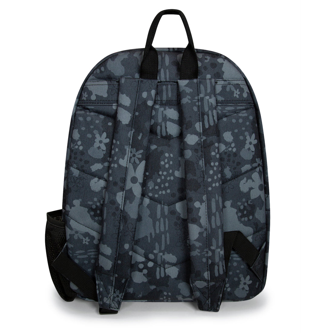 Black Leopard Floral Backpack 18L