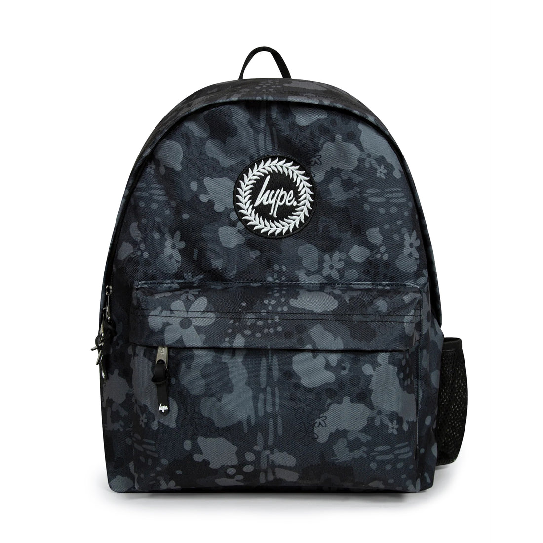 Black Leopard Floral Backpack 18L