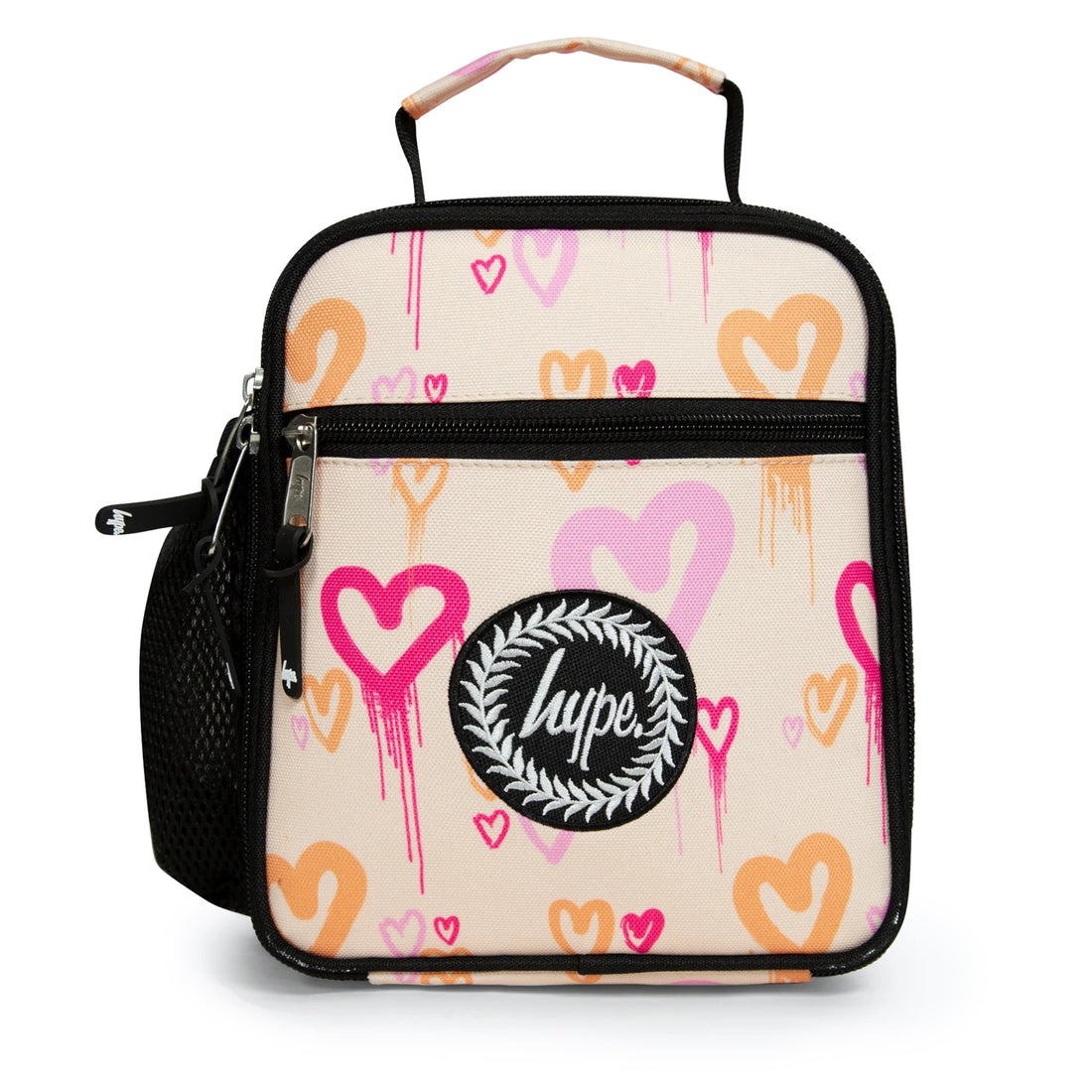 Peach Heart Drips Lunch Box