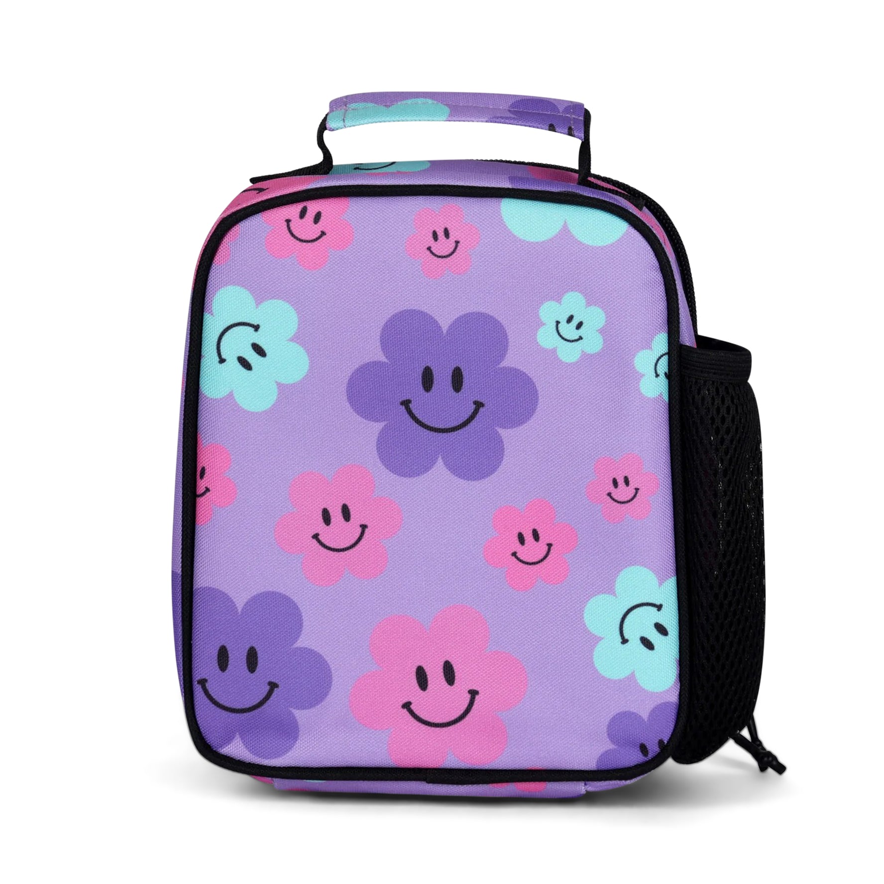 Purple Happy Flowers Lunch Box