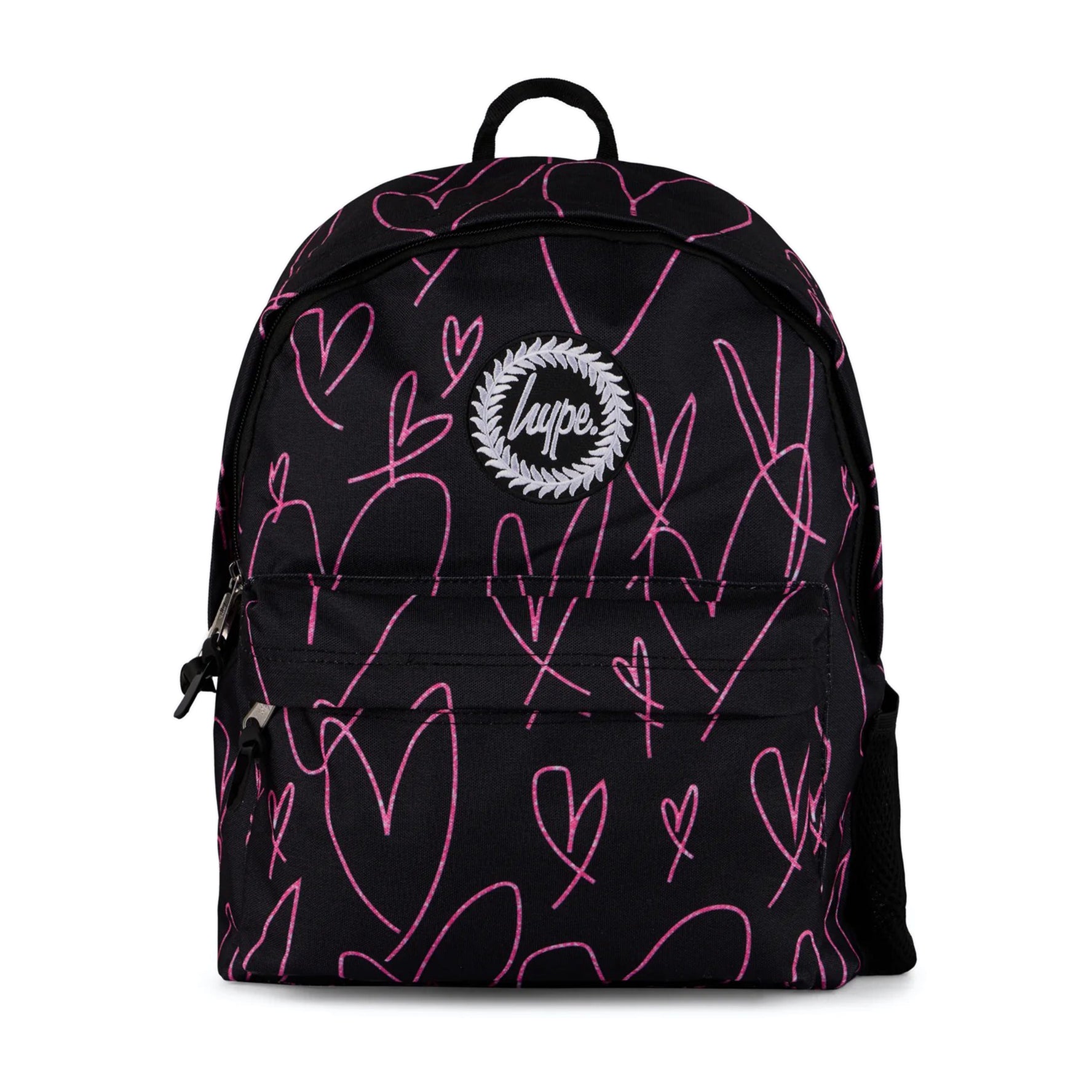 Glitter Scribble Hearts Backpack 18L