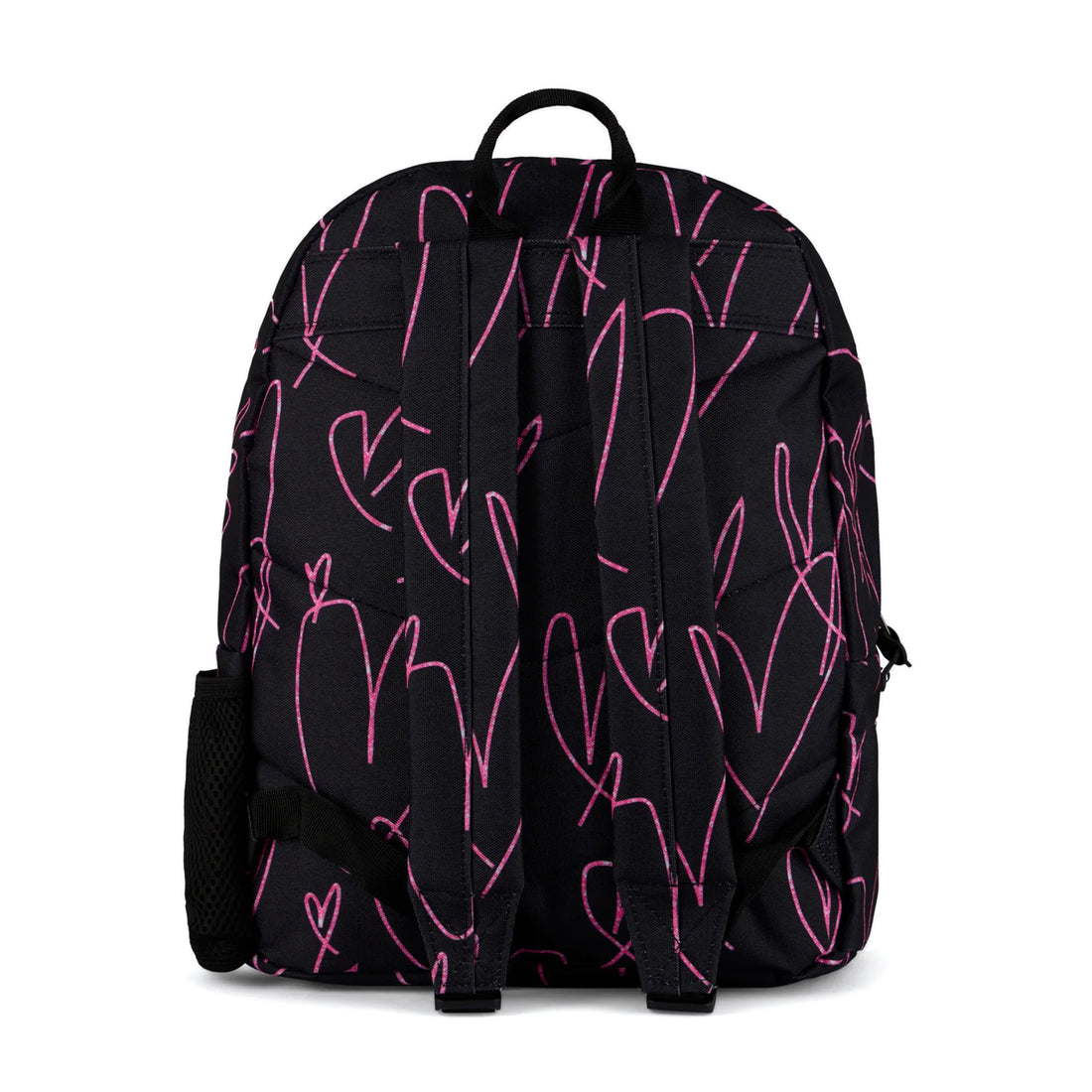 Glitter Scribble Hearts Backpack 18L
