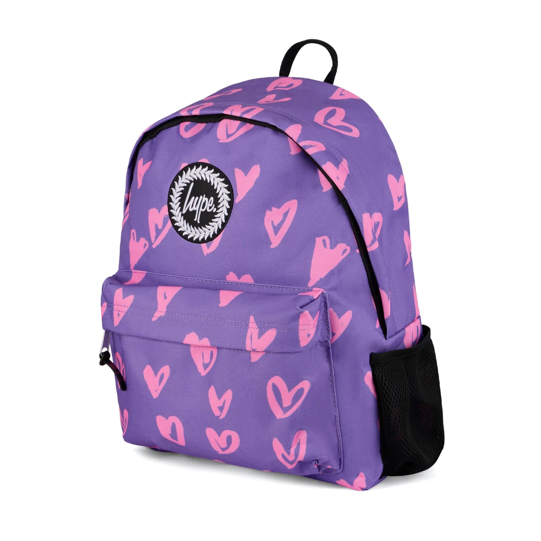 Glitter Scribble Hearts Backpack 18L
