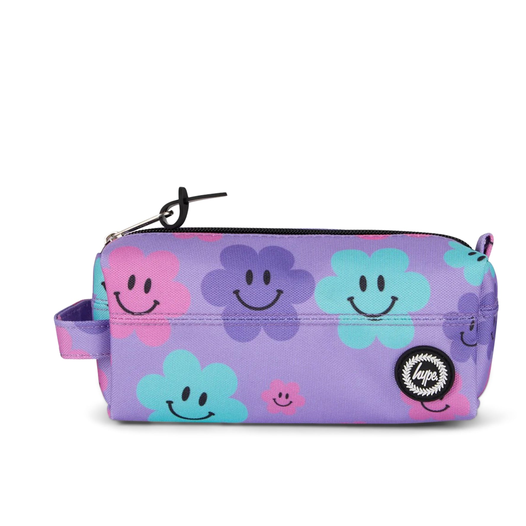 Purple Happy Hearts Pencil Case