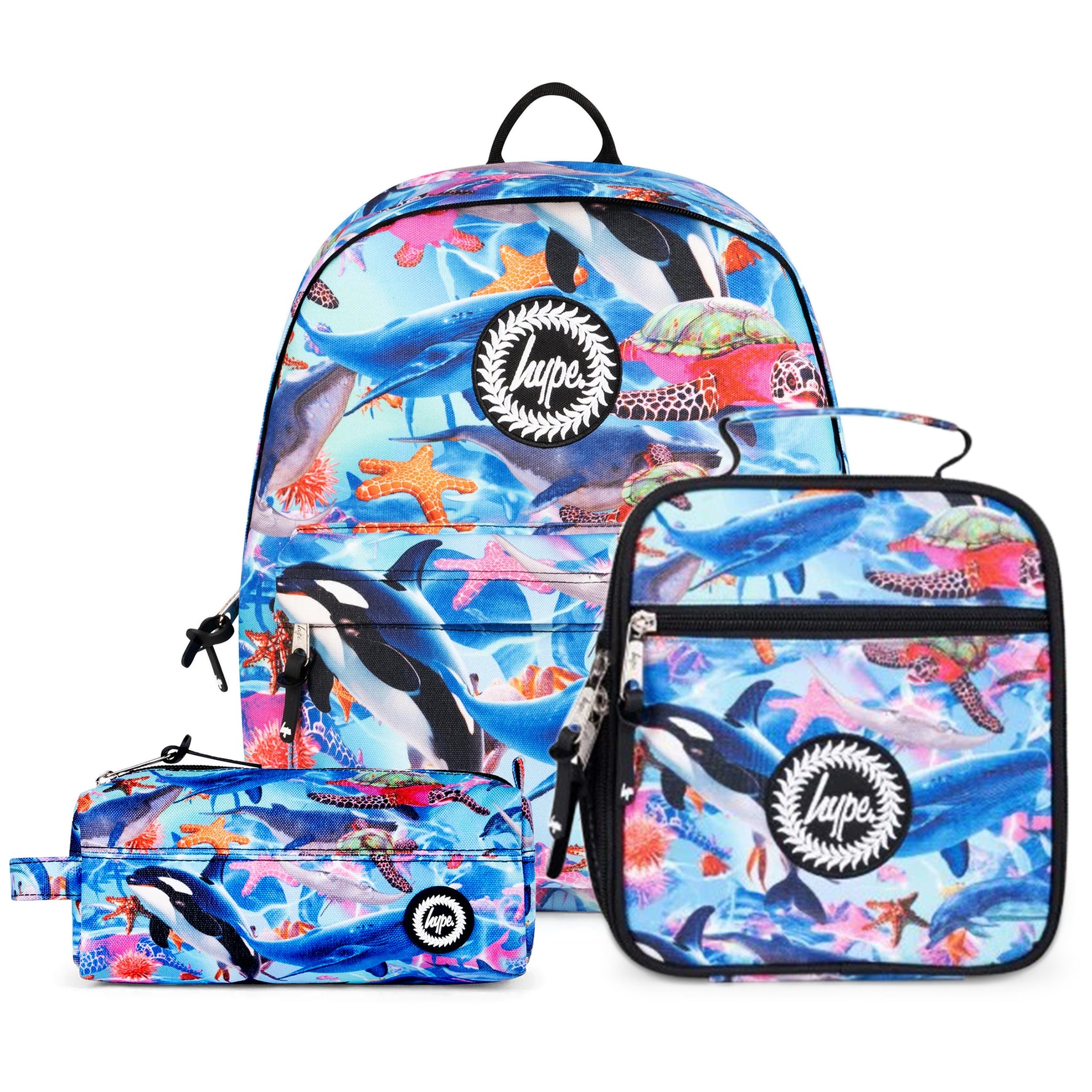 Blue Sea Life Backpack SET