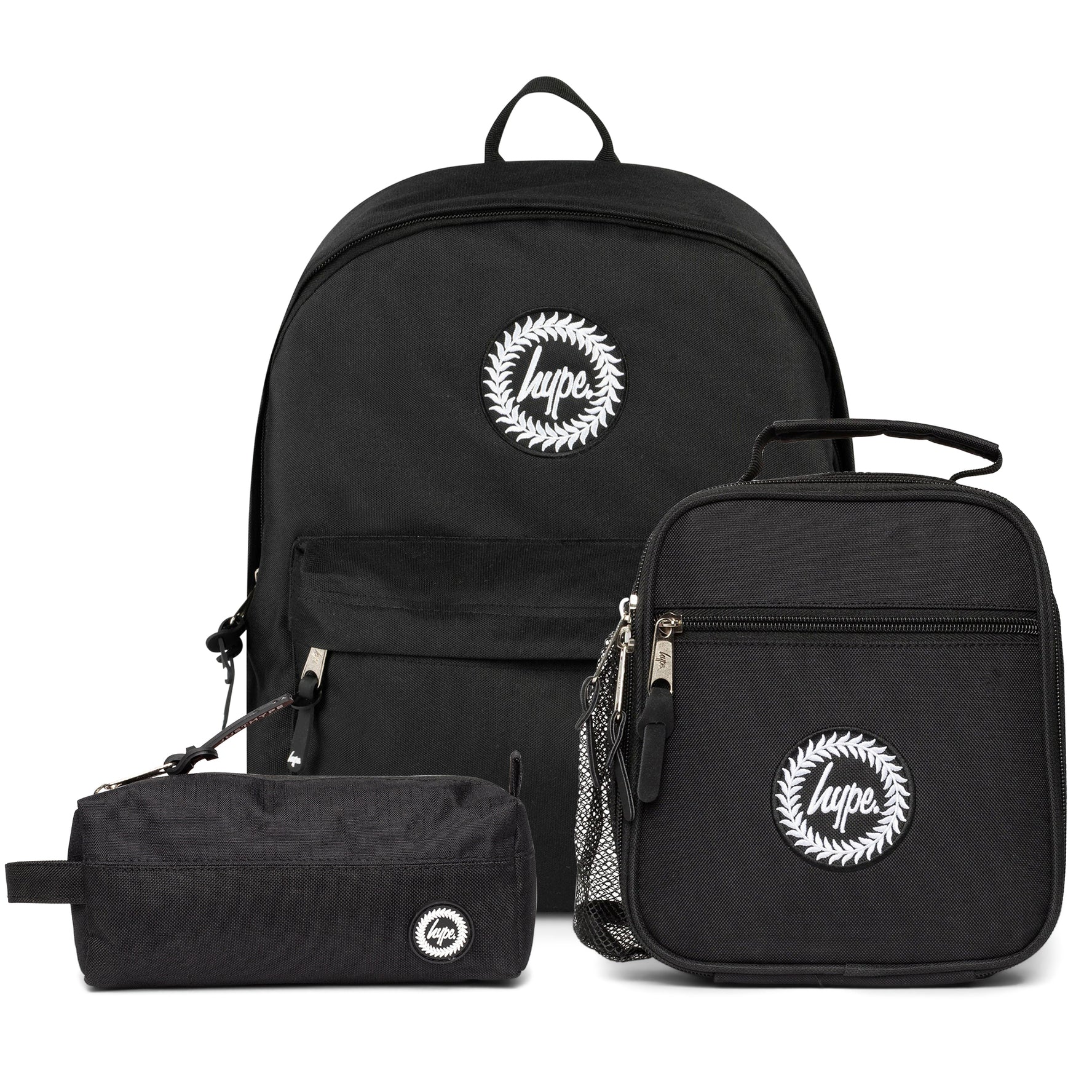 Core Black Backpack Set