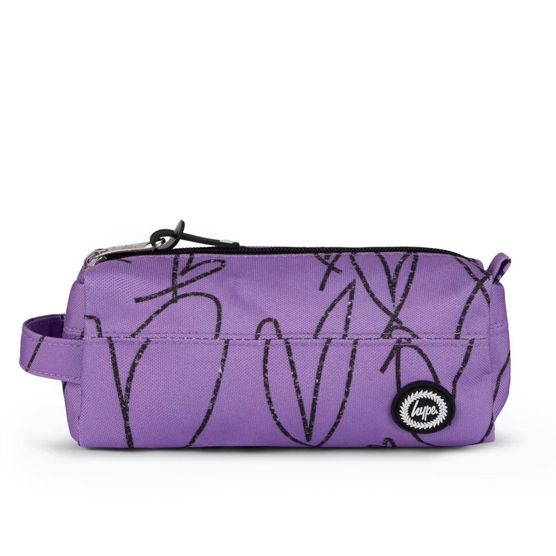 Purple Scribble Hearts Backpack SET