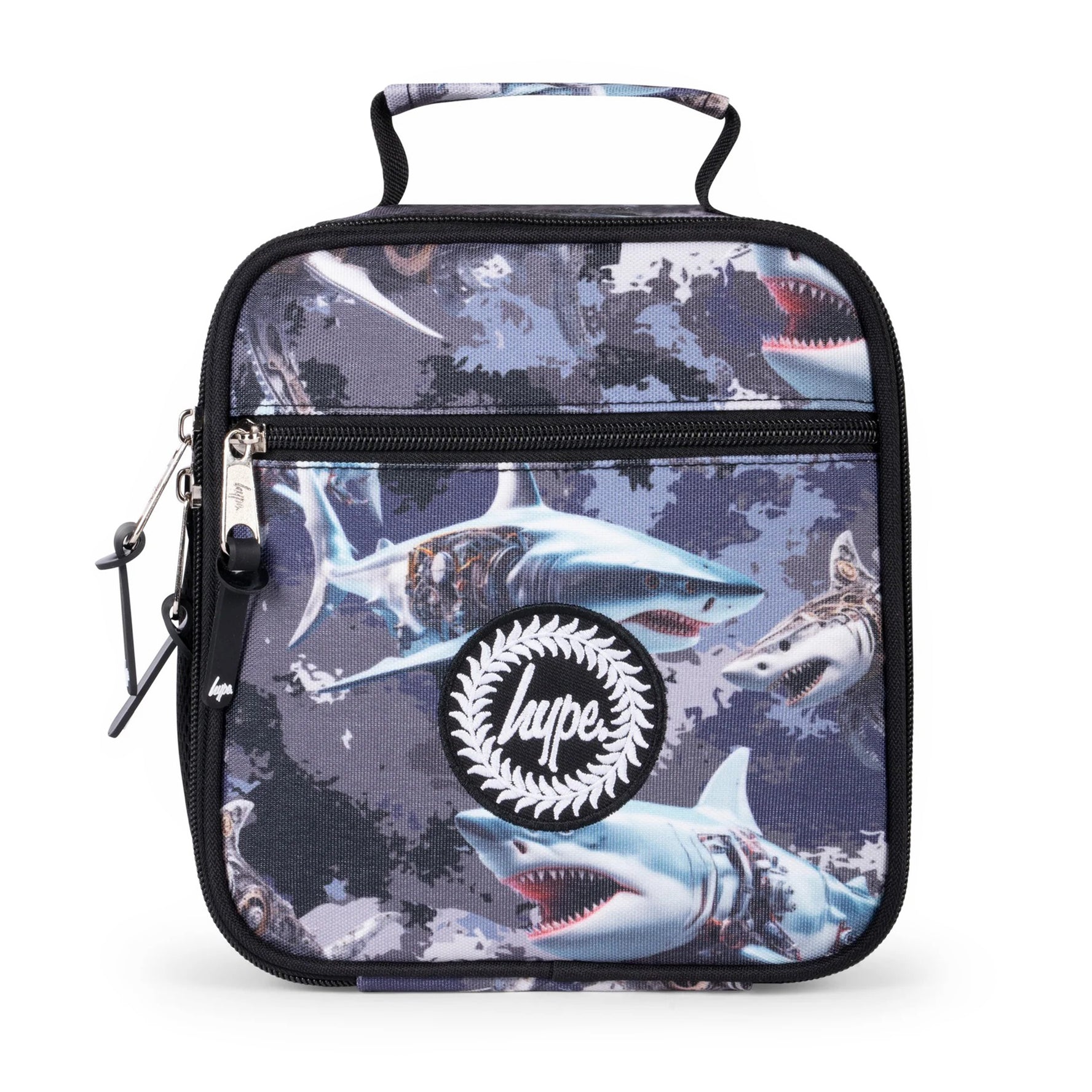 Grey Mech Sharks Lunch Box