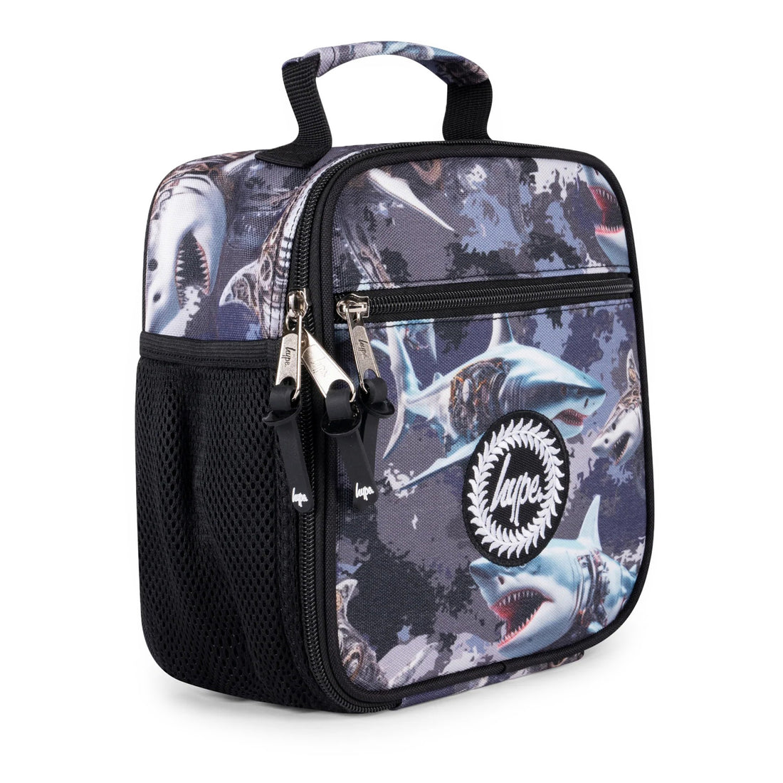 Grey Mech Sharks Lunch Box