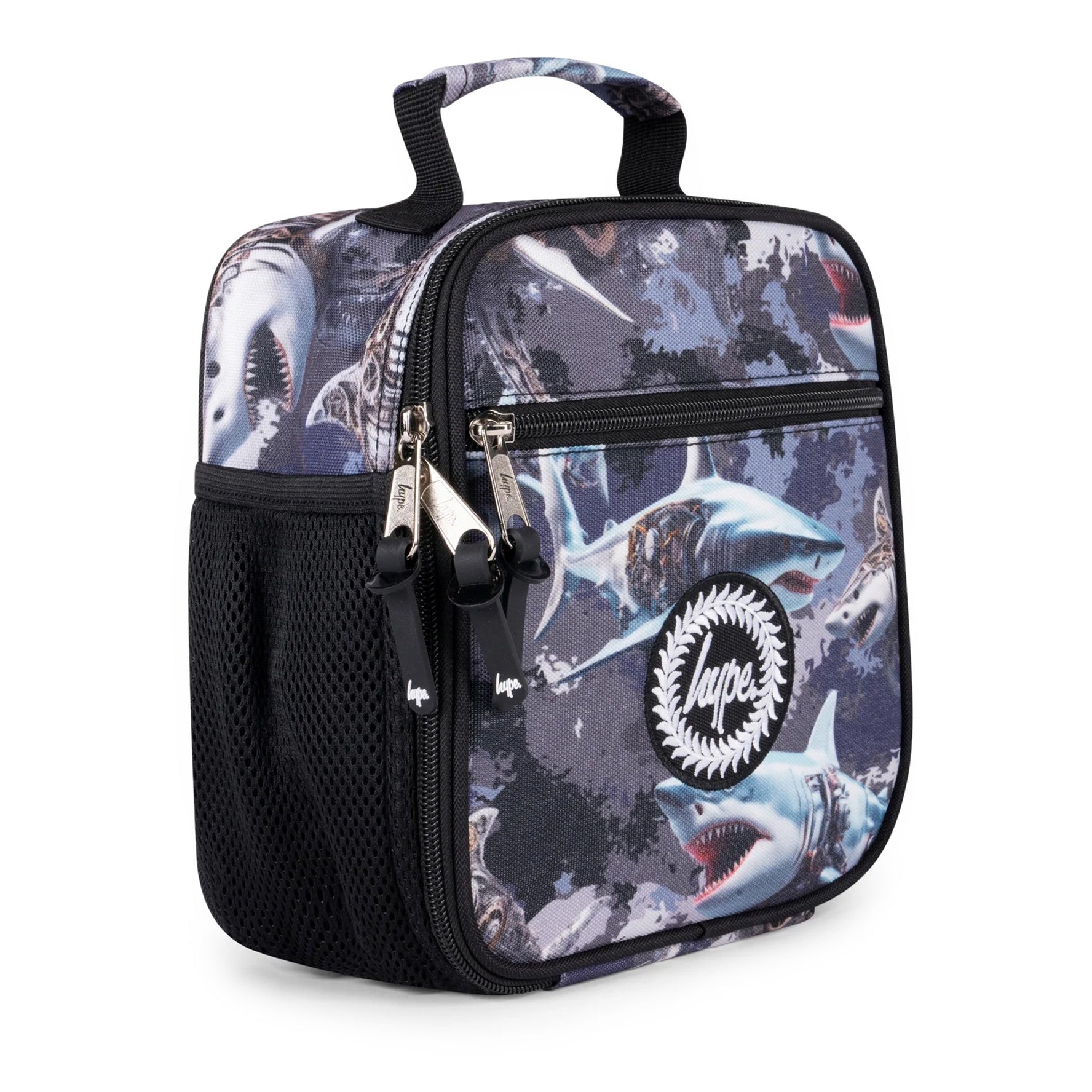 Grey Mech Sharks Lunch Box