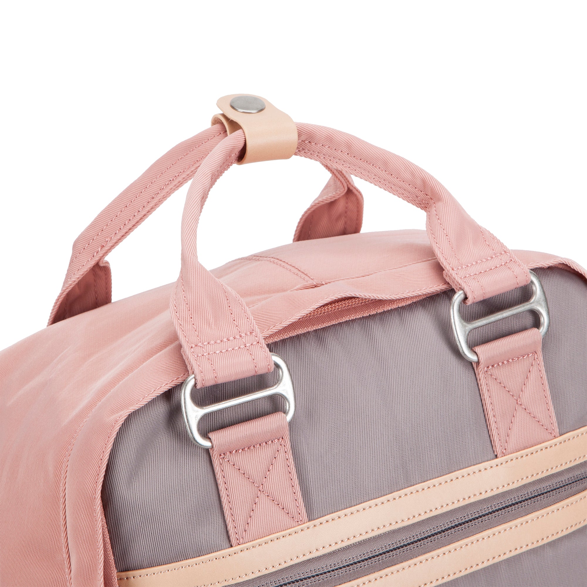 Wimbledon Backpack-Backpack-17 London-Pink/Grey-SchoolBagsAndStuff